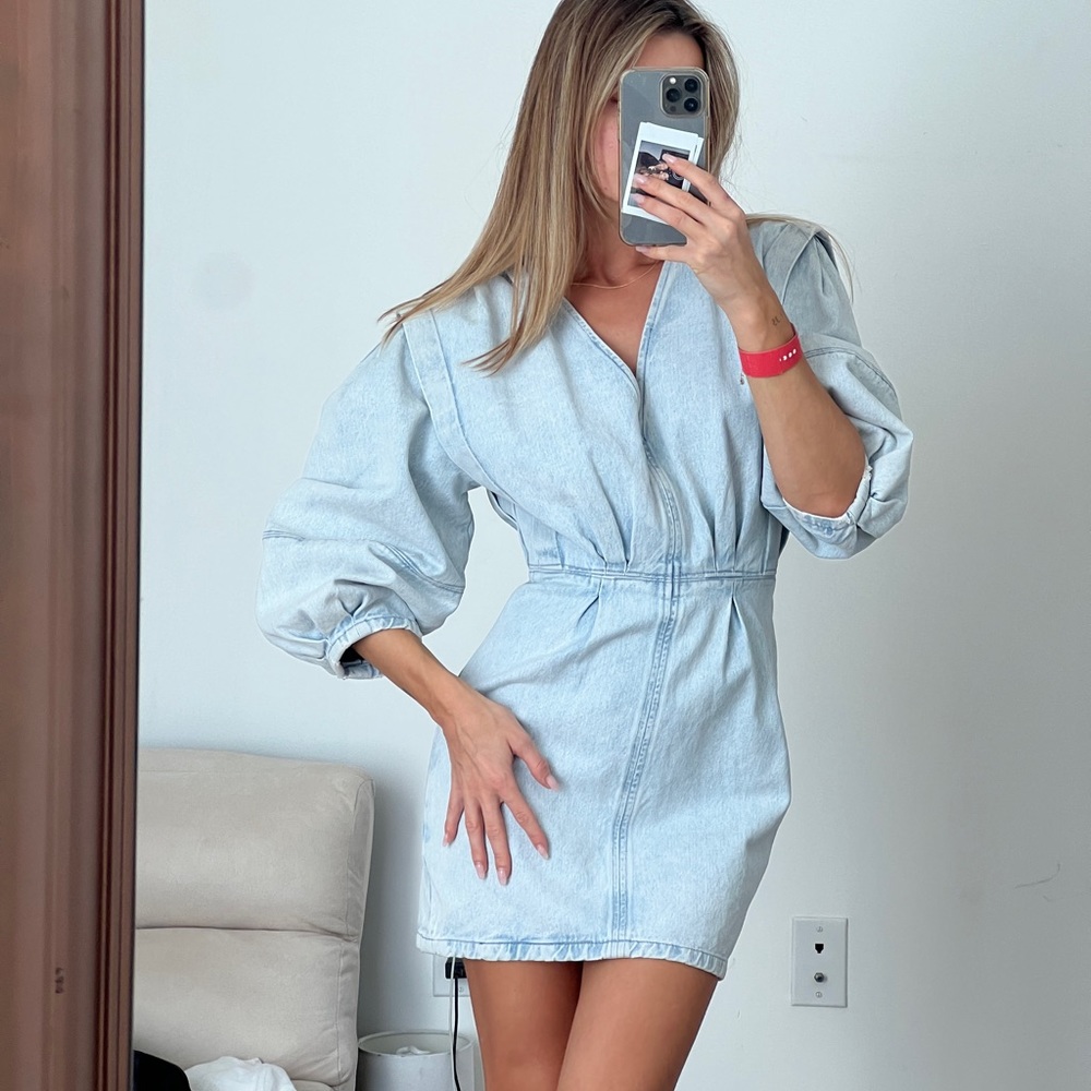 Denim dress